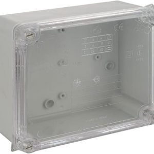 CAJAS ESTANCAS SIN CONOS Y TAPA TRANSPARENTE SOLERA